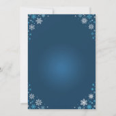 Invitation Festive Rustic Tartan Christmas Photo (Dos)