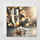 Invitation Festive Sparkling 70e anniversaire (Devant)