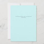 INVITATION FESTIVE TURQUOISE CUPCAKE ANNIVERSAIRE FÊTE INVITA (Dos)