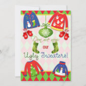 Invitation Festive Ugly Christmas Sweater (Devant)