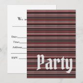 Invitation Fête (Devant / Derrière)