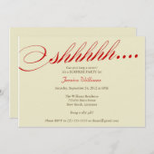 Invitation Fête (Devant / Derrière)