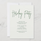 Invitation Fête (Devant)