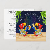 Invitation FÊTE (Devant / Derrière)