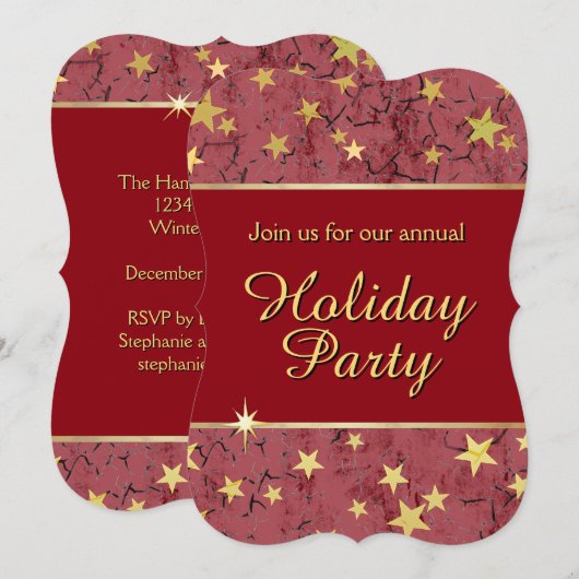 Invitation Fête (Devant / Derrière)