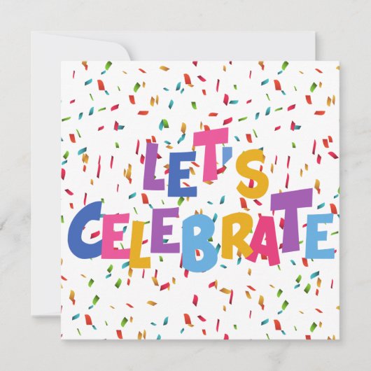 Invitation Fête (Devant)