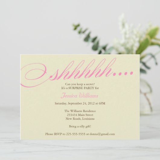 Invitation Fête (Debout devant)