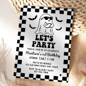 Invitation Fête 1er anniversaire fête d'Halloween