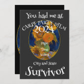 Invitation Fête 2024 Dance Mixer Patio Celebration Garden (Devant / Derrière)