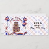 Invitation Fête 4 juillet (Dos)