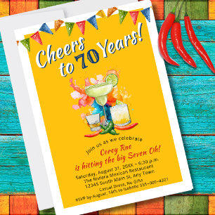 Invitation Fête 70e Anniversaire Félicitations pour 70 Ans Mo