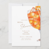 Invitation Fête à la Chambre Fête des mariées Aperol Spritz (Devant)