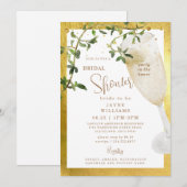 Invitation Fête à la Maison Fête des mariées Champagne II (Devant / Derrière)