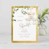 Invitation Fête à la Maison Fête des mariées tour Champagne (Debout devant)