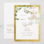 Invitation Fête à la Maison Fête des mariées tour Champagne (Devant / Derrière)