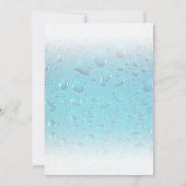 Invitation Fête à la piscine avec chien personnalisée avec ph (Dos)