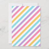 Invitation Fête à la Piscine Éclaboussures d'Été Anniversaire (Dos)