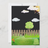 INVITATION FÊTE À L'INVITATION D'ANNIVERSAIRE DE LA FERME (Dos)