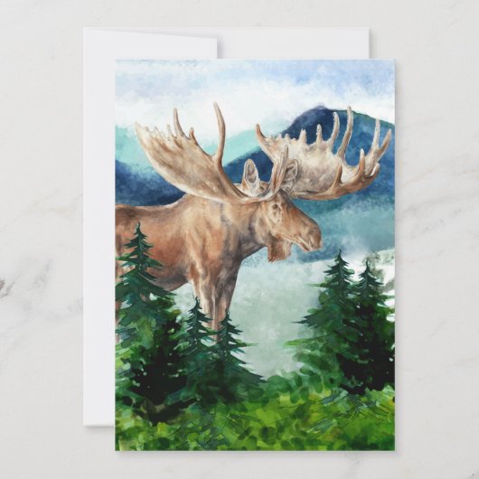 Invitation Fête à thème de chasse (Dos)