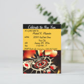 Invitation Fête à thème du Nouvel An du casino (Debout devant)