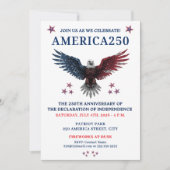 INVITATION FÊTE AMERICA250 CÉLÉBRATION DU 4 JUILLET SUR LA MA (Devant)