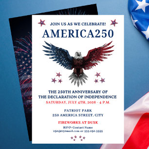 INVITATION FÊTE AMERICA250 CÉLÉBRATION DU 4 JUILLET SUR LA MA