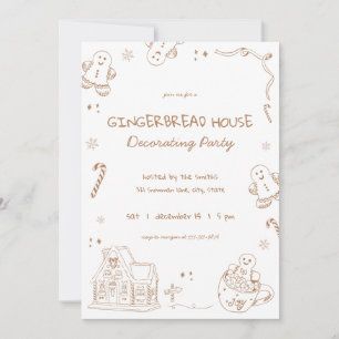 Invitation Fête Amusante et Fantaisiste de Décoration de Mais