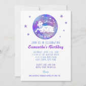 Invitation Fête Anniversaire Béliers Ram Constellation Étoile (Devant)