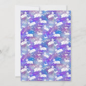 Invitation Fête Anniversaire Béliers Ram Constellation Étoile (Dos)