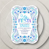 Invitation Fête Anniversaire Bleu