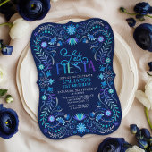 Invitation Fête Anniversaire Bleu