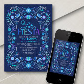 Invitation Fête Anniversaire Bleu