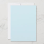 Invitation Fête Anniversaire de enfant Pastel Blue Colorful C (Dos)