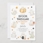 Invitation Fête Anniversaire de enfant Spooktacular Ghosts (Devant)