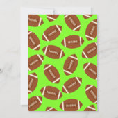 Invitation Fête Anniversaire de enfant sportive Filles roses (Dos)