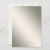 Invitation Fête Anniversaire Rose violet Fleurs Golden Elegan (Dos)