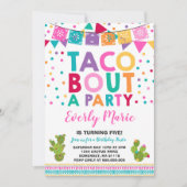 Invitation Fête Anniversaire Taco Bout Une Fête (Devant)