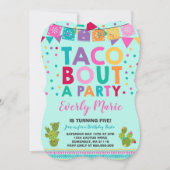 Invitation Fête Anniversaire Taco Bout Une Fête (Devant)