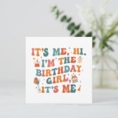 Invitation Fête Anniversaire Unique C'Est Moi Bonjour Im L'An (Debout devant)