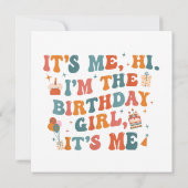 Invitation Fête Anniversaire Unique C'Est Moi Bonjour Im L'An (Dos)