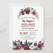 Invitation Fête annuelle de vacances florale de Bourgogne (Devant)