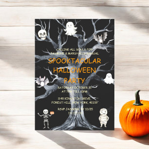 Invitation Fête annuelle d'Halloween en famille