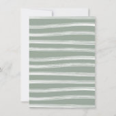 Invitation Fête aquarelle de retraite Barbecue (Dos)