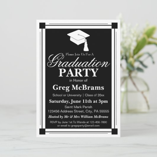 Invitation Fête Art Déco (Debout devant)