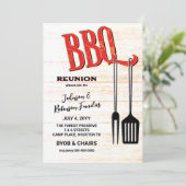 Invitation Fête au barbecue (Debout devant)