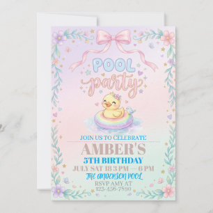 Invitation Fête au bassin aux canards