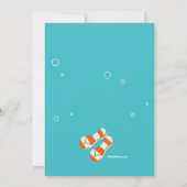 Invitation Fête au bord de l'eau (Dos)