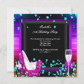 Invitation Fête au Champagne Célébration de Toutes les Occasi (Dos)