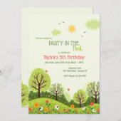 Invitation Fête au Parc (Devant / Derrière)