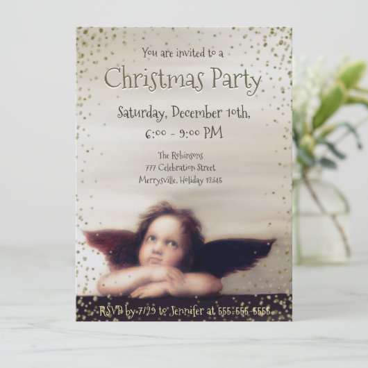 Invitation Fête avec Angel (Debout devant)